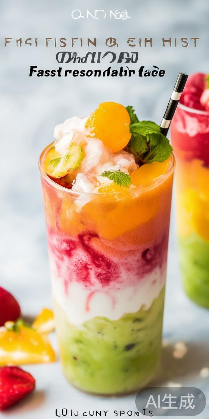 多层次水果奶昔
结合当季水果与鲜奶，经过精心调配